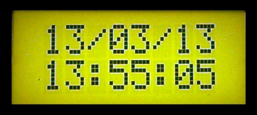 RTC-DS1307 LCD-RC0802A Arduino 2009 - Atmega328